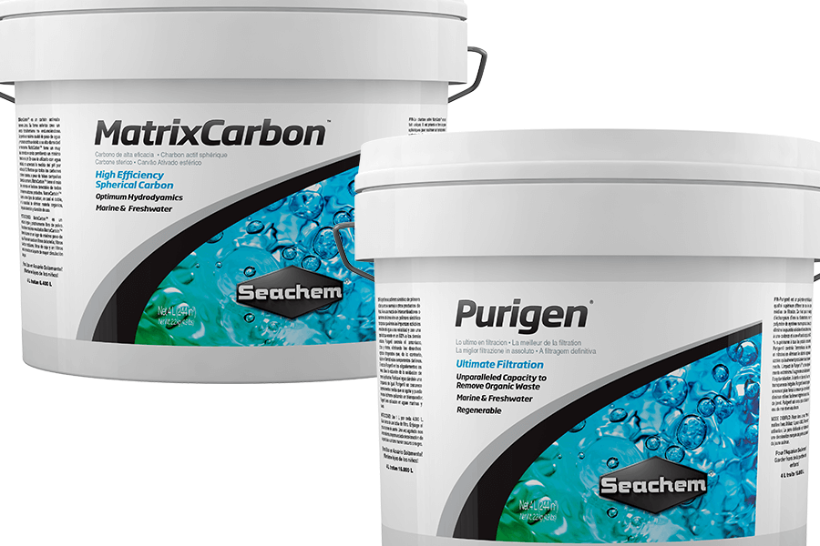 Image of Seachem Purigen and MatrixCarbon