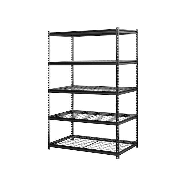 Metal Heavy Duty 5-Tier Utility Shelving Unit by Project Source