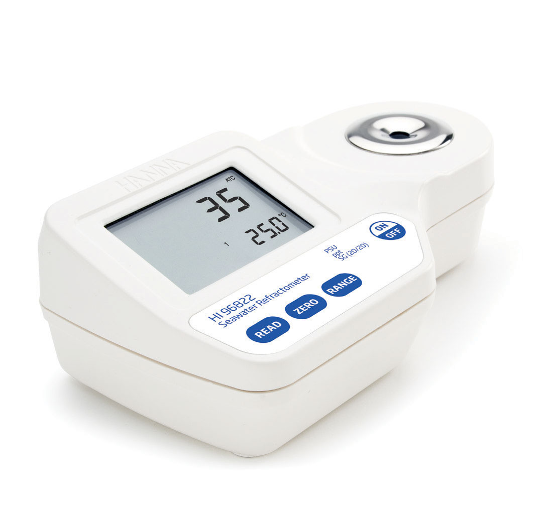Image of the Digital Refractometer for Seawater Analysis by Hanna